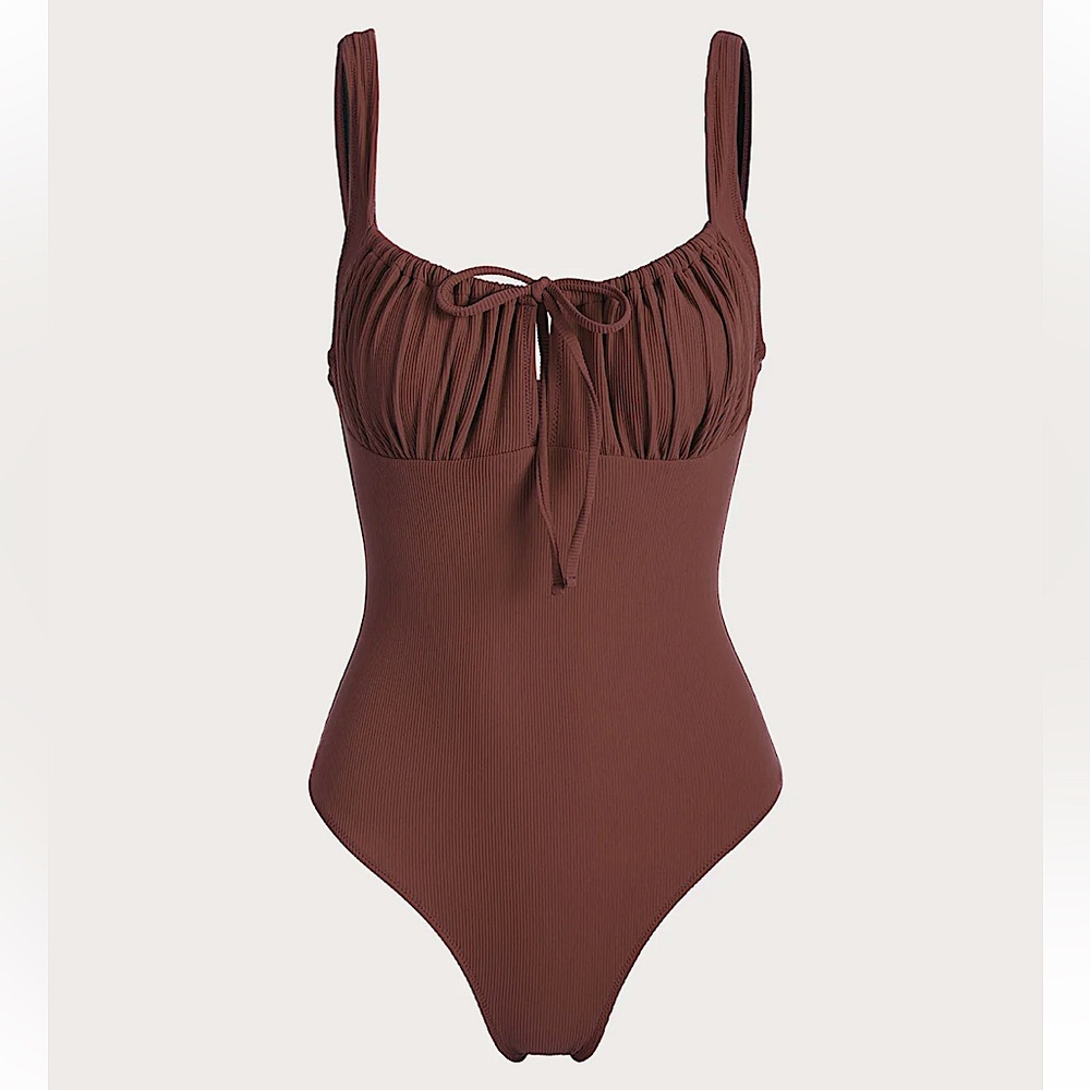 Berlook Cutout Tie One-Piece Swimsuit